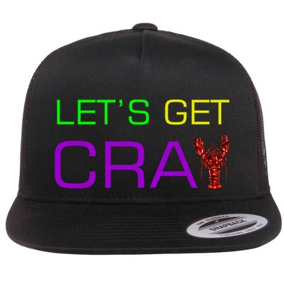 Mardi Gras Let's Get Cray Flatbill Hat