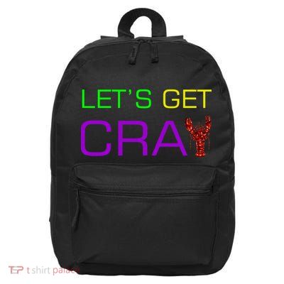 Mardi Gras Let's Get Cray 16 in Basic Backpack