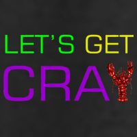 Mardi Gras Let's Get Cray Golf Towel