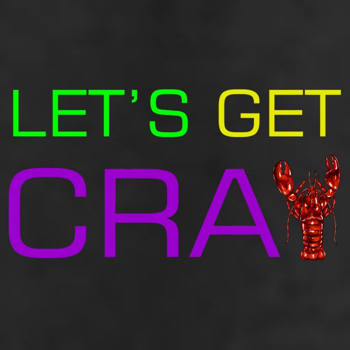 Mardi Gras Let's Get Cray Golf Towel