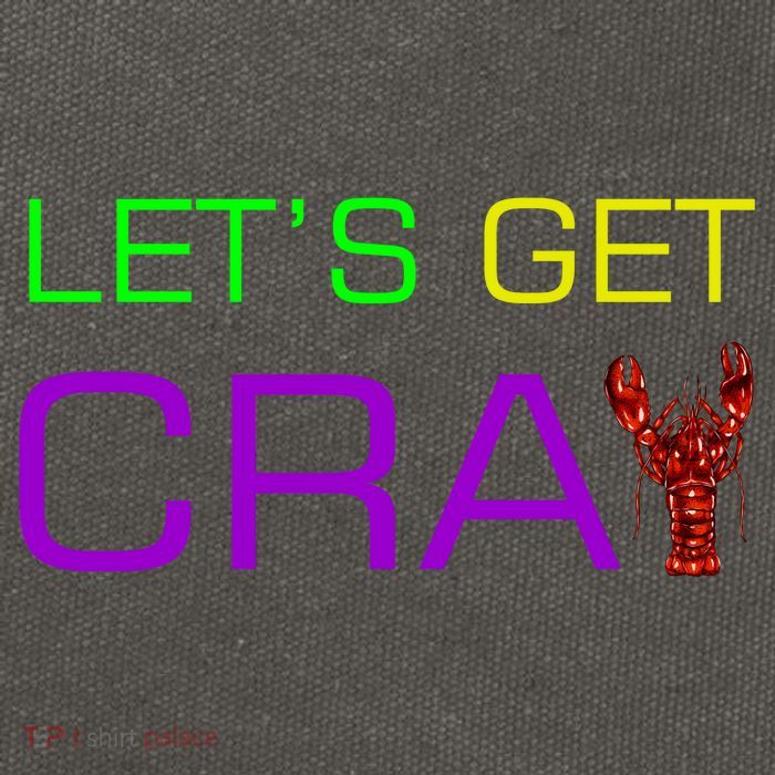 Mardi Gras Let's Get Cray Cotton Canvas Backpack