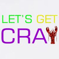Mardi Gras Let's Get Cray Garment-Dyed Sweatshirt
