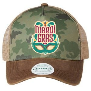 Mardi Gras Mask Legacy Tie Dye Trucker Hat