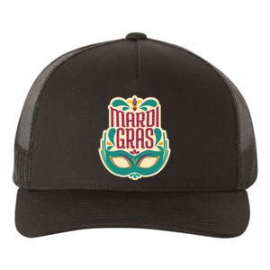 Mardi Gras Mask Yupoong Adult 5-Panel Trucker Hat