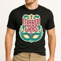 Mardi Gras Mask Cooling Performance Crew T-Shirt