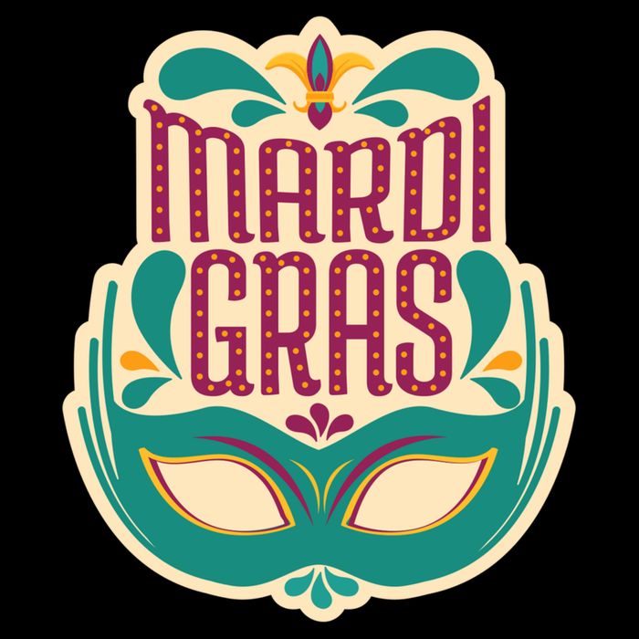 Mardi Gras Mask Cooling Performance Crew T-Shirt