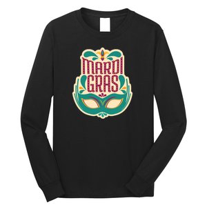 Mardi Gras Mask Long Sleeve Shirt