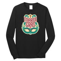 Mardi Gras Mask Long Sleeve Shirt