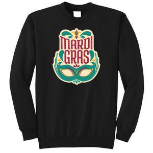 Mardi Gras Mask Sweatshirt