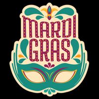 Mardi Gras Mask Sweatshirt