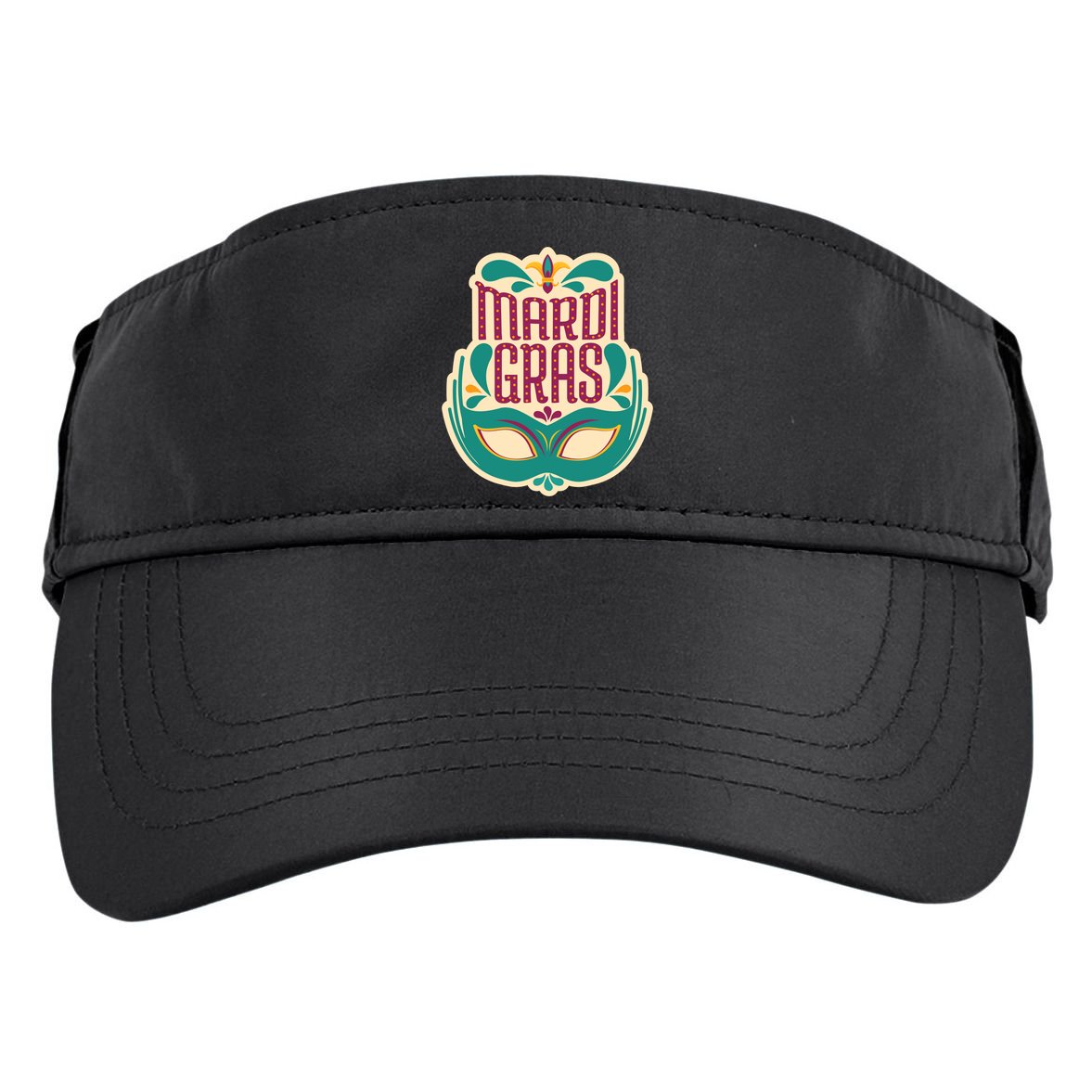 Mardi Gras Mask Adult Drive Performance Visor
