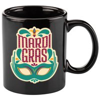 Mardi Gras Mask 11oz C Handle Ceramic Mug