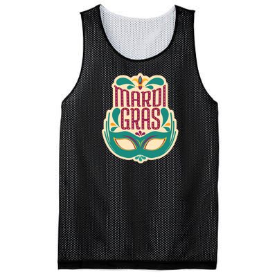 Mardi Gras Mask Mesh Reversible Basketball Jersey Tank