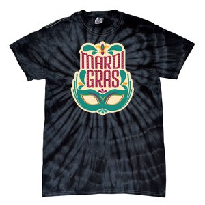 Mardi Gras Mask Tie-Dye T-Shirt