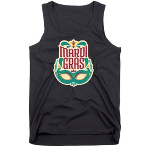 Mardi Gras Mask Tank Top