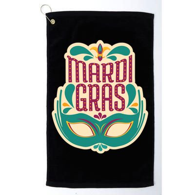 Mardi Gras Mask Golf Towel