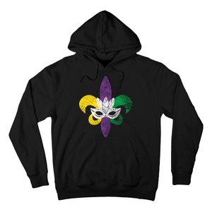 Mardi Gras Mask Spade Hoodie