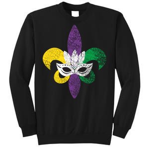 Mardi Gras Mask Spade Sweatshirt