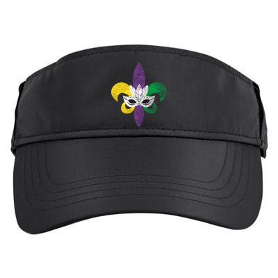 Mardi Gras Mask Spade Adult Drive Performance Visor