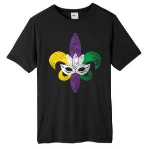 Mardi Gras Mask Spade Tall Fusion ChromaSoft Performance T-Shirt