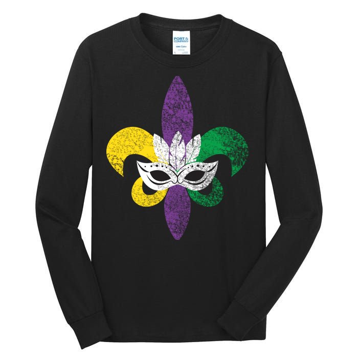 Mardi Gras Mask Spade Tall Long Sleeve T-Shirt