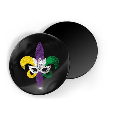 Mardi Gras Mask Spade Magnet