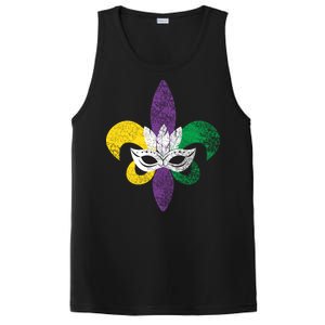 Mardi Gras Mask Spade PosiCharge Competitor Tank