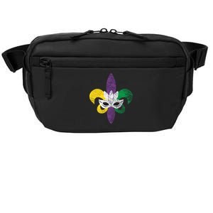 Mardi Gras Mask Spade Crossbody Pack