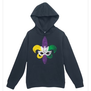 Mardi Gras Mask Spade Urban Pullover Hoodie