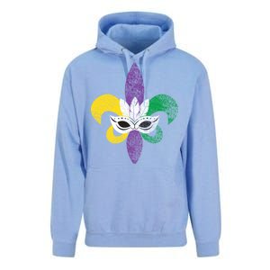 Mardi Gras Mask Spade Unisex Surf Hoodie