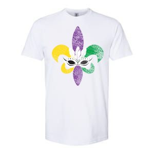 Mardi Gras Mask Spade Softstyle CVC T-Shirt