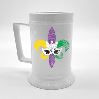 Mardi Gras Mask Spade Beer Stein