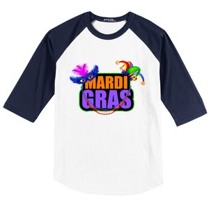 Mardi Gras Original Baseball Sleeve Shirt