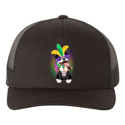 Mardi Gras Party Dog Yupoong Adult 5-Panel Trucker Hat