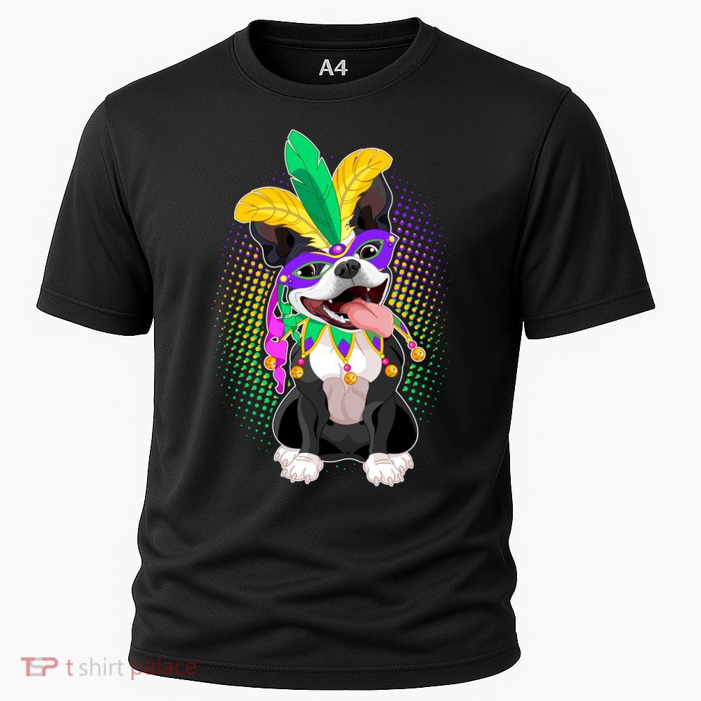Mardi Gras Party Dog Cooling Performance Crew T-Shirt