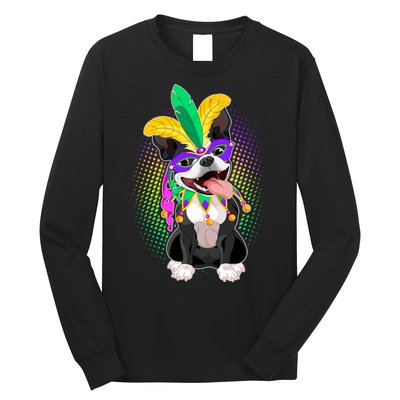 Mardi Gras Party Dog Long Sleeve Shirt