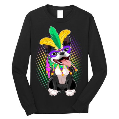 Mardi Gras Party Dog Long Sleeve Shirt