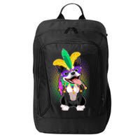 Mardi Gras Party Dog City Backpack