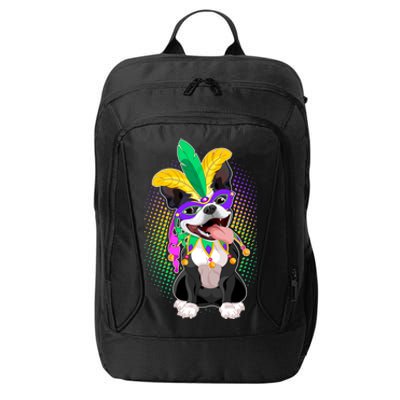 Mardi Gras Party Dog City Backpack