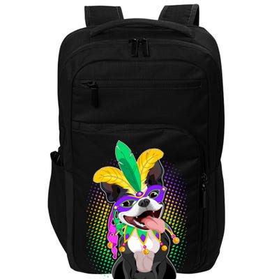 Mardi Gras Party Dog Impact Tech Backpack