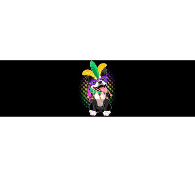 Mardi Gras Party Dog Bumper Sticker