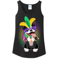 Mardi Gras Party Dog Ladies Essential Tank