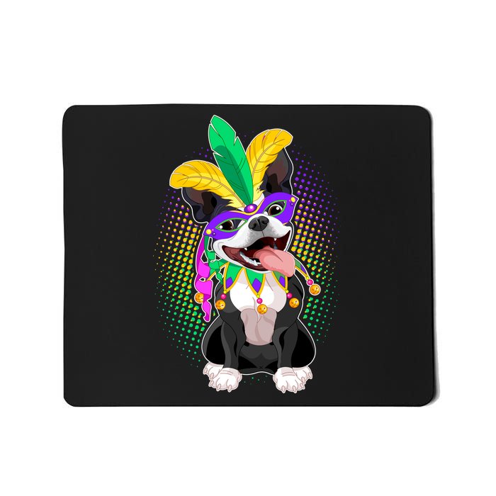 Mardi Gras Party Dog Mousepad