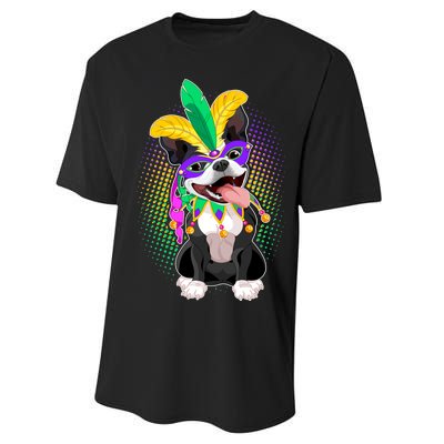 Mardi Gras Party Dog Performance Sprint T-Shirt