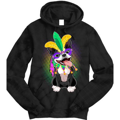 Mardi Gras Party Dog Tie Dye Hoodie