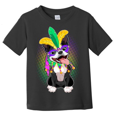 Mardi Gras Party Dog Toddler T-Shirt