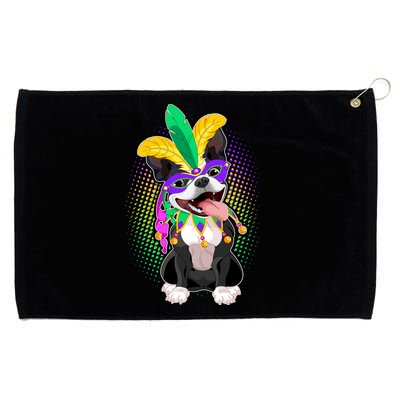 Mardi Gras Party Dog Grommeted Golf Towel