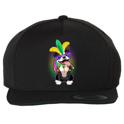 Mardi Gras Party Dog Wool Snapback Cap