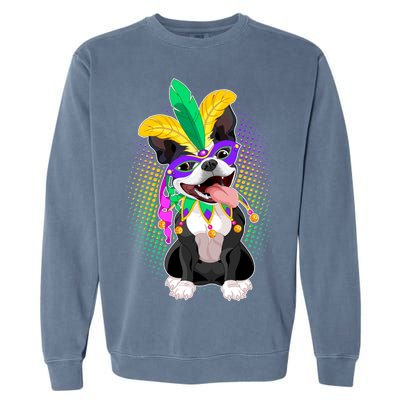 Mardi Gras Party Dog Garment-Dyed Sweatshirt