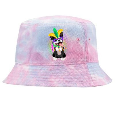 Mardi Gras Party Dog Tie-Dyed Bucket Hat